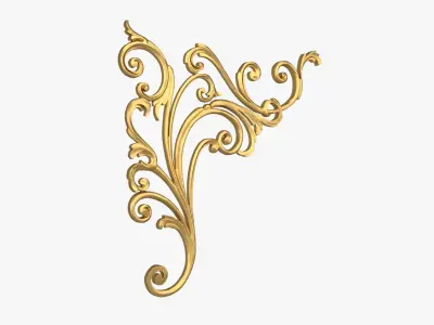 Classic decor ornament 259 3D model