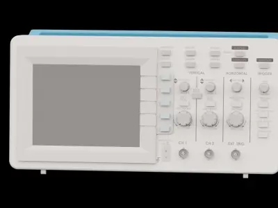 Digital Oscilloscope 3D model