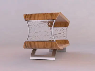 Simple small coffee table Free 3D model