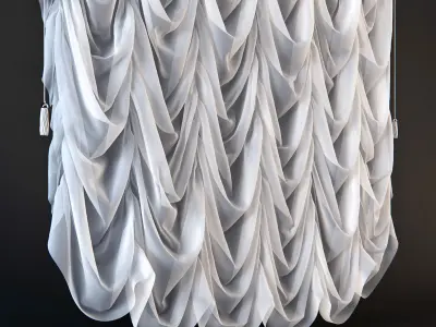 Tulle french style 3D model