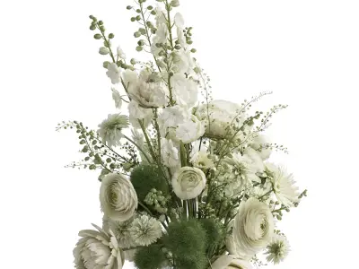 Flower In Vase 89 3D model