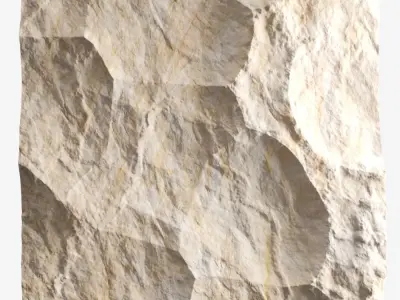 293-RockPanel sandstone wall texture 3D model