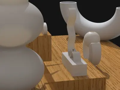 Nordic Vase Set 3D print model