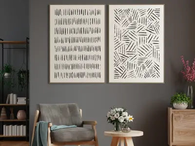 Photo Frame 108 Low-poly 3D model