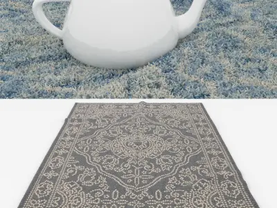 Rugs No 731 Low-poly 3D model