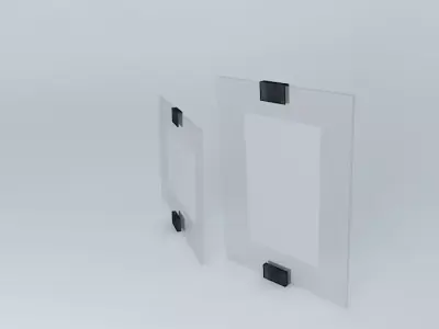 Photo Frame - Glass Translucent Free 3D model