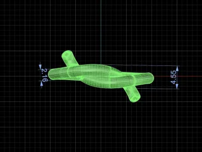 Knot ring casual 3D print model