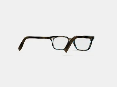 Clark Eyeglasses in Blue Marblewood 3D model
