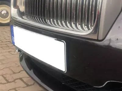 Slim License Plate Support EURO 3D print model 3D print model