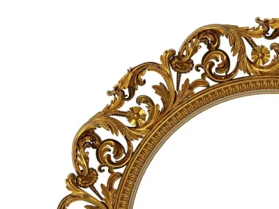 carved frame 3D model 86