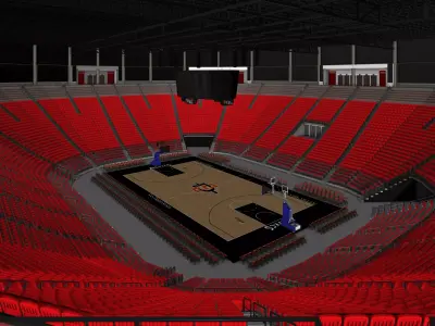 Viejas Arena  3D model