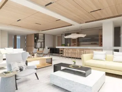 luxury home interior 3D model