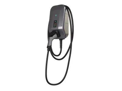 EV Charger 03 Low-poly 3D model