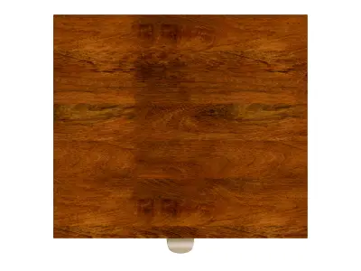 Mango Quad Nightstand Low-poly 3D model