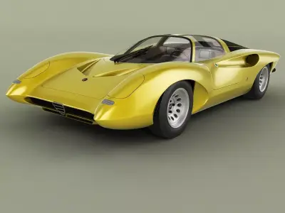Alfa Romeo 33-2 Coupe Speciale 3D model