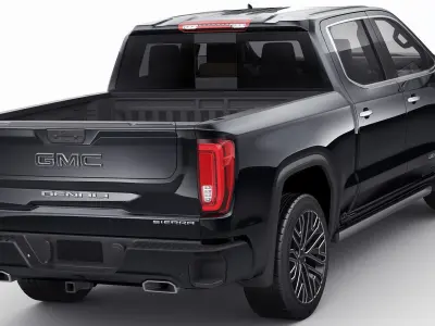 Pick-up Truck Sierra Denali 2022 3D model