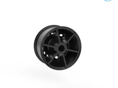 Tire Mold With Standard Wheels 3D print model