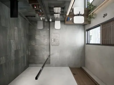 Bathroom 84 3D model