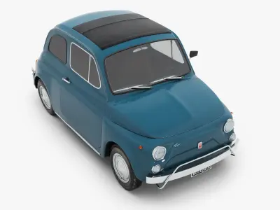 Fiat 500 L 1968-72 3D model