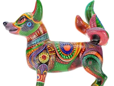 Alebrije  dog 02 3D model