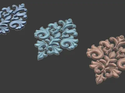 Decorative Ornamentation 1 3D model