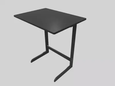 Table with glass top 3D model