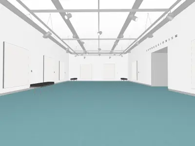 Art Gallery 009 UE4 3D model