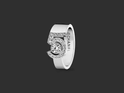 CHANEL - ETERNAL - RING - WITH DIAMONDS 3D print model