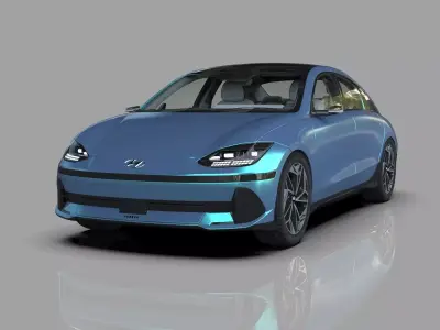 Hyundai Ioniq 6 2023 Organizing 3D model