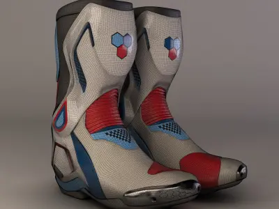 Racing Boots 3D model