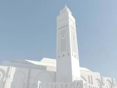 Hassan II Mosque 3D 3D model
