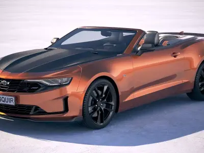 Chevrolet Camaro Convertible RS 1LE CG 2019 3D model