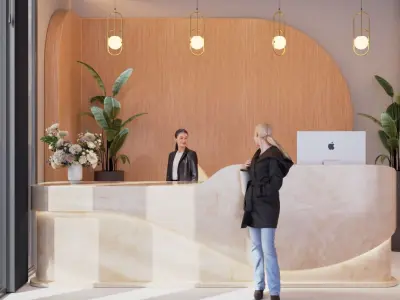 Reception design 3 Low-poly 3D model