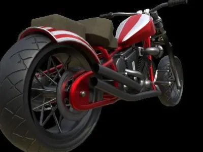 High detailed Bobber model from GTA 5 Free low-poly 3D model