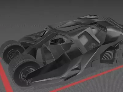 Batmobile Tumbler The Dark Knight Trilogy  High Quality 3D Model 3D model