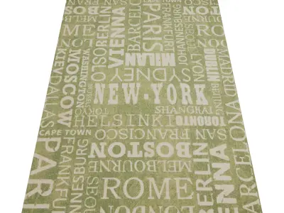 Rug Set 1090 3D model