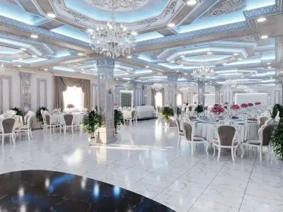 Wedding room 3D model