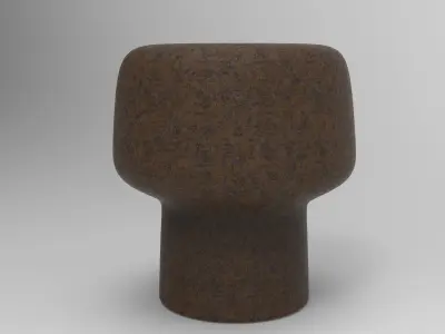 Glu Side Table Low-poly 3D model