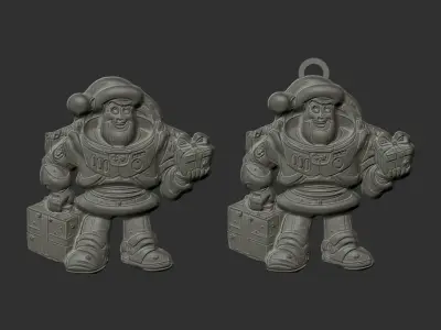 christmas toy story buzz decor  3D print model