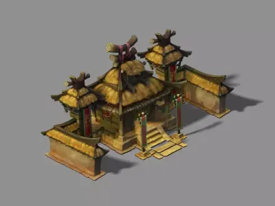 gAME Desert - Gang - Architecture 3D model