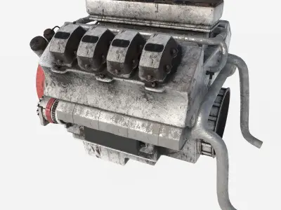engine old 3D model