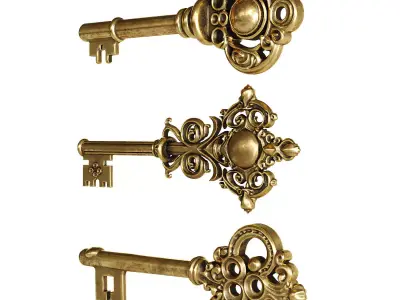 key set 1 3D model