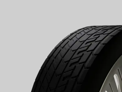 car tire 3D model 12