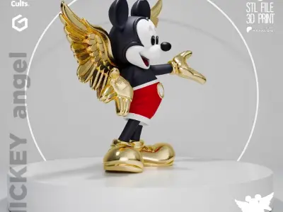 MICKEY angel 3D print model