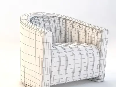 Louise Armchair Munna Maria Bruno Neo 3D model