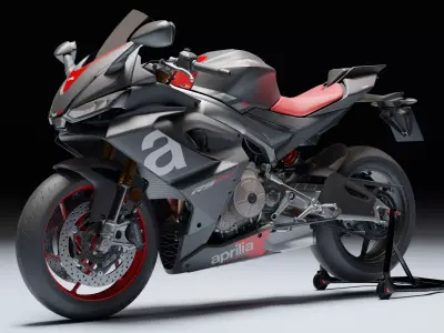 Aprilia RS 660 2021 Low-poly 3D model