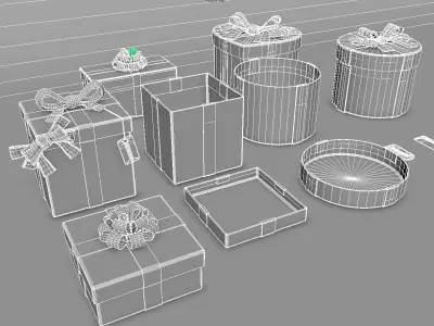 Gift Boxes 3d models 3D model