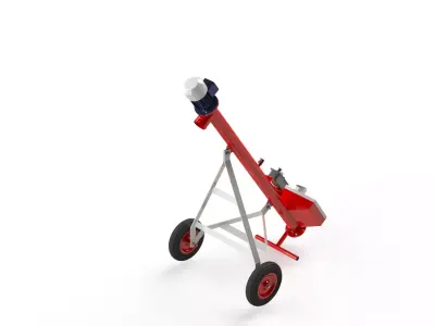 WG 4010 - Screw conveyor 2m 3D model