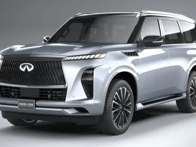 Infiniti QX80 2025 3D model