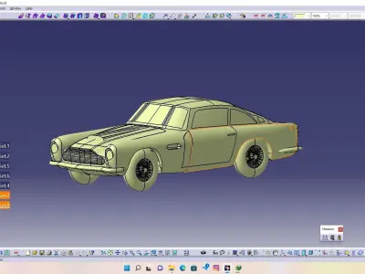 Aston martin DB5 Grandtourer 3D model